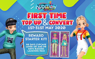 [PROMO] May First Time Top Up and Convert