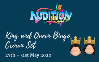 [PROMO] King and Queen Bingo Crown Set