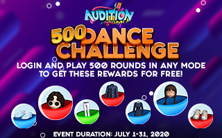 [EVENT] July 2020 – 500 Dance Challenge
