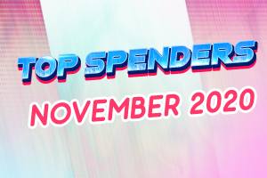 November Top Spenders List