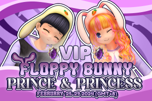[PROMO] VIP FLOPPY BUNNY PRINCE AND PRINCESS